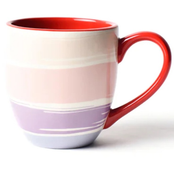 NWT Coton Colors Laura Johnson LIMITED EDITION 2022 Cup of Love Red Mug Cup - Picture 2 of 2